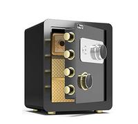 Steel Alloy Mechanical Safe Box,40/45cm Security Cabinet For Home Office Hotel Business Jewelry Cash Money Documents File Cash Box Safe Cabinet (Black 45cm),Black-45cm