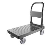 Steel and Plastic Foldable Flatbed Trolley