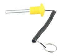 Steel and Plastic Weight Stack Pin for Fitness Equipment Requiring Precise Alignment Between Weight Plates and Guide Rods (M10*80mm)