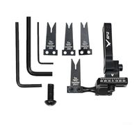 Steel Arrow Rest for Archers with Adjustable Functionality and Easy Plate Replacement