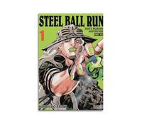 Steel Ball Run Zeppeli Gyro Anime (14) Canvas Poster Wall Art Poster for Room Living Room Study Aesthetics And DecorationUnframe-style 24x36inch(60x90cm)
