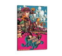 Steel Ball Run Zeppeli Gyro Anime (9) Canvas Poster Wall Art Poster for Room Living Room Study Aesthetics And DecorationFrame-style 24x36inch(60x90cm)