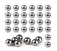 steel ball,steel balls, Four 1-1/2" Inch G100 Carbon Steel Ball Bearing Balls Useful for Bicycles, Casters, Drawer Slides, Door Locks and Many Other Applications.