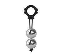 Steel Balls Suspension Swing Training Device, Men's Weight Training for Muscle Strength Enhancement-UKLSA026 (A：2 Ball, Ball Size:25mm)
