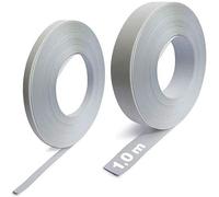 Steel Band/Tape self-Adhesive - White - 35mm - Sold by The Meter - Ferrous Strip is not Magnetic Itself but You can Stick Magnets to it - Turn Literally Any Surface into a magnetically Attractive