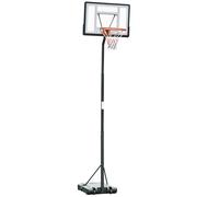 Steel Basketball Stand Height Adjustable Hoop Backboard Black
