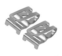 Steel Belt Clip Set 2pcs and 4 Screws 2609111584 Designed for Bosch 18V Cordless Tools Including GSR18V60C GDX18V1800 GDR18V1400