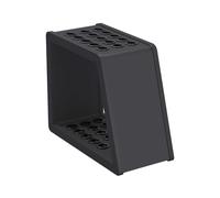 Steel Billiards Pool Stick Holder,Billiard Cue Racks for 15/24 Cue Sticks,Floor-standing Installation,Adjustable Feet at the Bottom(Black,60x25x48cm)