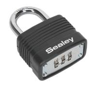 Steel Body Combination Padlock 40mm - Sealey PL301C New