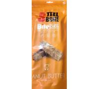 Steel Bone Peanut Butter Dog Chew Treats, Long-lasting Dental Care, 46g x 6 Pieces