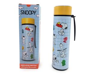 Steel Bottle Puckator Peanuts Snoopy & Woodstock Bleu 450 ml