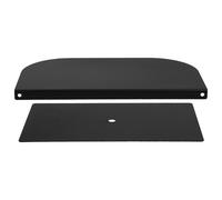 Steel Bracket for Stable Desktop Support Monitor Mount Reinforcement Plate | Black Steel Fixing Plate, Heavy-duty Support for Fragile Tabletops, Solid Foundation, Keeps Displays Steady