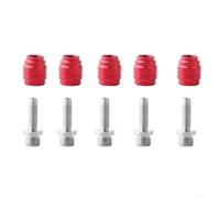 Steel Brake Hose Insert Kit for SRAM DOT Fluid Brakes(2pack +Tool) | 5-pack for red steel olives barbs, fits for sram DOT brakes, includes for t8 torx tool, easy install, leak-free seal