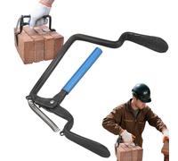 Steel Brick Carrier - Adjustable Heavy Duty Lifter, Portable Carrying Tool for Bricks, Stones, Pavers, Strong Construction Handling Equipment | Reliable Garden and Home Renovation Aid Builders