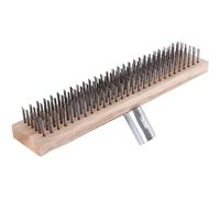 Steel Brush for Cleaning, Rustproof Metal Broom for Weed Moss, Portable Multifunctional Cleaning Tools for Garden, Balcony, Garage, Patio, Patio