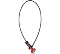 Steel Cable Bike Lock with Helmet & Key | Essential Riding Accessory for Mountain/Road Bikes