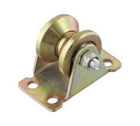 Steel Cable Pulley V-Groove Engineered Reliable for Ropes | 1-8Mm with Dual Ball Bearings, Smooth Rotation Idler for Winches Sliding Doors Rigging(32mm)