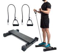 Steel Calf Raise Bar for Weight Training - Calf Raise Platform, Non-Slip Design for Home Gym Leg Workouts and Full-Body Fitness (CALF BLOCK W/BELT)
