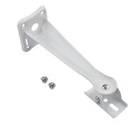 Steel Camera Mounting Bracket for Security Cameras - Wall or Ceiling Mount, Anti-Shake & Rust-Resistant, 250 x 80 x 65 mm, White - Compatible