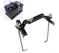 Steel Car Battery Tie Down Bracket Holder for Secure Battery Fixation, Adjustable to Fit Different Battery Sizes Suitable for Cars SUVs Trucks and Marine Vehicles 23cm 9 1inch