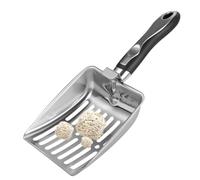 Steel Cat Shovel - for Cats Stainless Steel | Scooper for Cats with Ergonomic Sleeve | Pacca Di Setulagola Clean Shovel Pizzo Loco for Reptile Chicken Puppy Terrarium