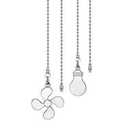 Steel Ceiling Fan Pull Chain Extension Ceiling Pull Chain Extender for Easy Switches Access in Homes Decors Easy Installs Switches