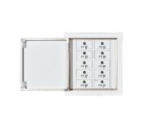 Steel Cell Phone Signal Blocking Locker - Freestanding Metal Storage Cabinet with Lock & Key 6/10/12 Compartments Perfect for Classroom & Office Use (45x24x47cm)