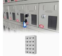 Steel Cell Phone Storage Locker with Visible Window Phone Organizer for Students Large Durable and Lightweight Troops Phone Lock Box