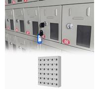 Steel Cell Phone Storage Locker with Visible Window Phone Organizer for Students Large Durable and Lightweight Troops Phone Lock Box