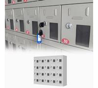 Steel Cell Phone Storage Locker with Visible Window Phone Organizer for Students Large Durable and Lightweight Troops Phone Lock Box