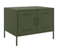 Steel Coffee Table 68x50x50.5cm Industrial Living Room Side Table ⭐
