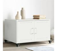 Steel Coffee Table Industrial Metal Living Room Furniture 68x50x43.5cm