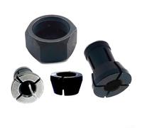 Steel Collet Sets for RP0900K RT0701C M361 3608B RT0702C RT0700CX2 Router Models 4Pcs