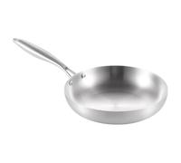 Steel Cooking Pan - Reactive Frying Pan, Heavy Duty Stainless Steel Pan, Versatile Kitchen Tool, Dishwasher Safe Frying Pan for All Cooking Methods | Stove, Oven, Grilling, Searing, Baking