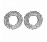Steel Core Grass Trimmer Line 15m Spool 2 Pack | steel core trimmer line delivers efficient cutting and long service life in the garden.