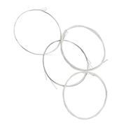 Steel Core Mandolin Strings Silver Plated Eight String Set | Easy to Install, Reliable Tonal Quality, Compatible with Mandolin, Silver Finish, Instrument Accessory