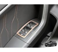 Steel Cover for Cupra.Ateca | Colour COPPER Style - Window Switches Decor | 4 Pieces Stainless Steel 4Drive DSG V VZ Tribe Limited Edition Ateca Accessories Tuning