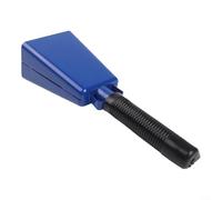 Steel Cowbell for Real Time Communication in Low Visibility or High Noise Environments Including Care Facilities or Crowded Events (Blue)