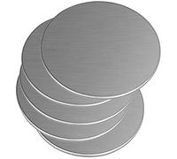 Steel discs, circular thin plates, Circular Plate Disc Flat-plate Sheet Round Row Laser Cutting SS Welding Industry Materials 0.5mm(Dia.4.8"Thick.0.02")