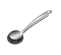 Steel Dish Scrub,Stainless Steel Dish Scrubber | Ergonomic Wool Dish Scrubber | Practical Wool Pads, Metal Sponge for Utens