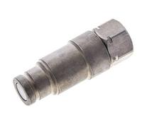 Steel DN 10 Flat Face Hydraulic Plug G 3/8 inch Female Threads ISO 16028 CEJN Pressure Eliminator D 19.7mm