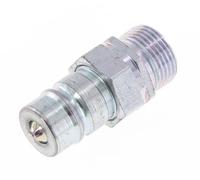 Steel DN 10 Hydraulic Coupling Plug 12 mm S Compression Ring ISO 7241-1 A/8434-1 D 17.3mm