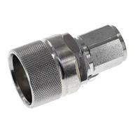 Steel DN 10 Hydraulic Coupling Plug G 3/8 inch Female Threads ISO 14541 D M28 x 2