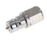 Steel DN 10 Hydraulic Coupling Plug M18x1.5 Female Threads ISO 7241-1 A D 17.3mm