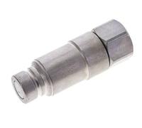 Steel DN 12.5 Flat Face Hydraulic Plug G 3/4 inch Female Threads ISO 16028 CEJN Pressure Eliminator D 24.5mm