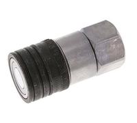 Steel DN 12.5 Flat Face Hydraulic Socket G 3/4 inch Female Threads ISO 16028 CEJN D 24.5mm