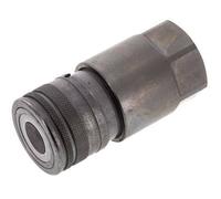 Steel DN 12.5 Flat Face Hydraulic Socket G 3/4 inch Female Threads ISO 16028 D 24.5mm