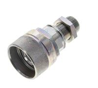 Steel DN 12.5 Hydraulic Coupling Plug 12 mm S Compression Ring Bulkhead ISO 14541/8434-1 D M36 x 2