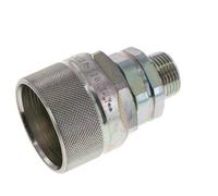 Steel DN 12.5 Hydraulic Coupling Plug 12 mm S Compression Ring ISO 14541/8434-1 D M36 x 2
