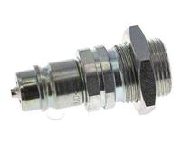 Steel DN 12.5 Hydraulic Coupling Plug 20 mm S Compression Ring Bulkhead ISO 7241-1 A/8434-1 D 20.5mm